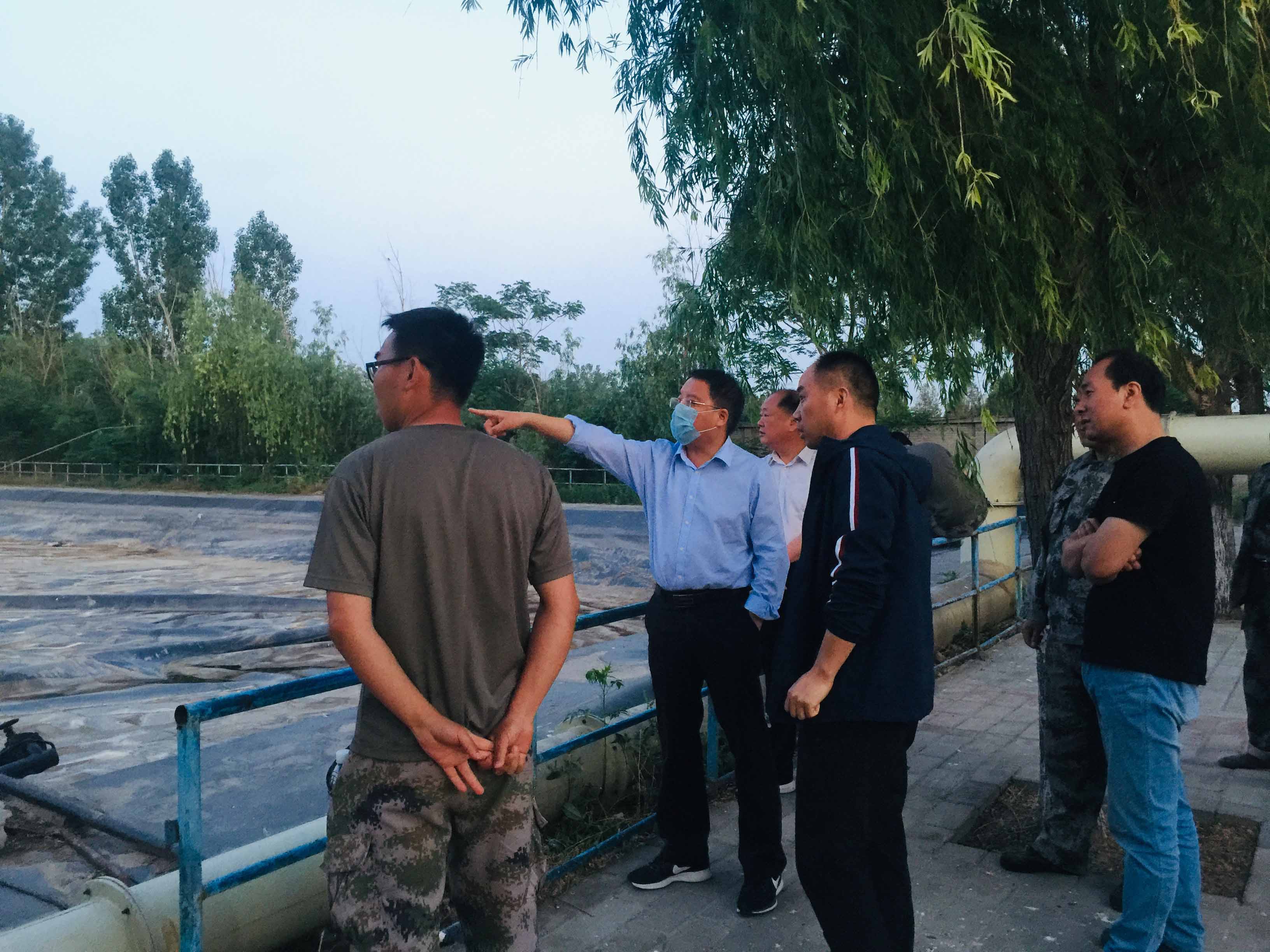 焦作市城市管理局楊局長一行蒞臨（lín）中文字幕在线一区環（huán）境垃圾滲濾液處（chù）理項目視察